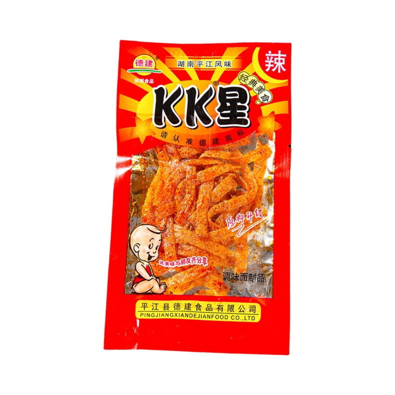 推荐商品：KK星 麻辣条 袋装 儿时平江特产 18g