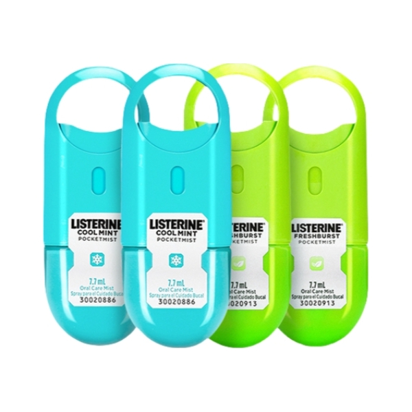 推荐商品：LISTERINE/李施德林 薄荷口腔喷雾套装 清凉小巧 口臭 接吻清凉口味