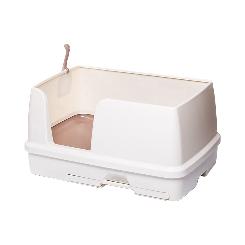 推荐商品：佳乐滋 猫用品猫砂盆宽敞型象牙白