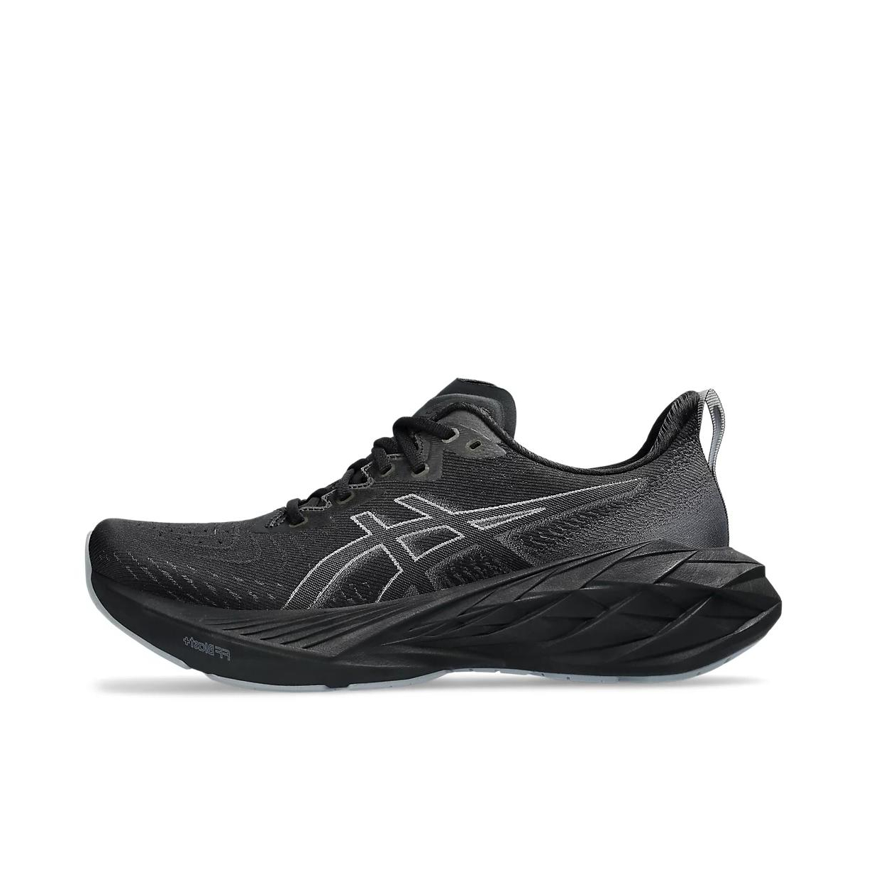 推荐商品：Asics/亚瑟士 Novablast 4 跑鞋 防滑耐磨缓震回弹舒适排汗透气织物长跑夜跑 男款/宽版/黑色