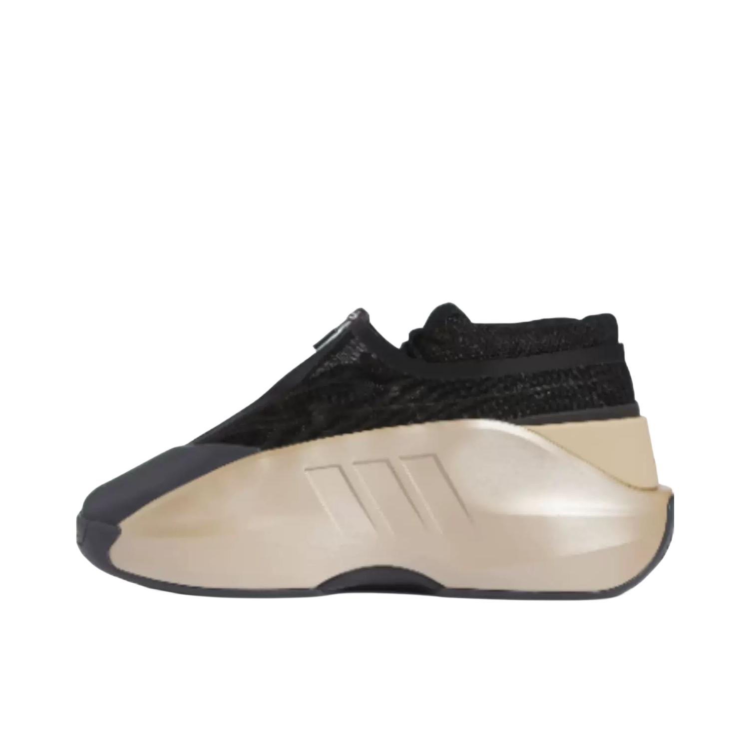推荐商品：adidas Crazy Iiinfinity 篮球鞋 舒适减震防滑耐磨网布透气复古 金色/黑色