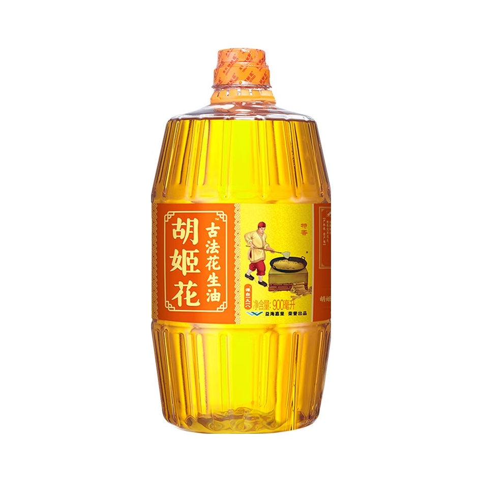 推荐商品：胡姬花 压榨一级 古法花生油 炒菜物理压榨浓香纯正特香特香型