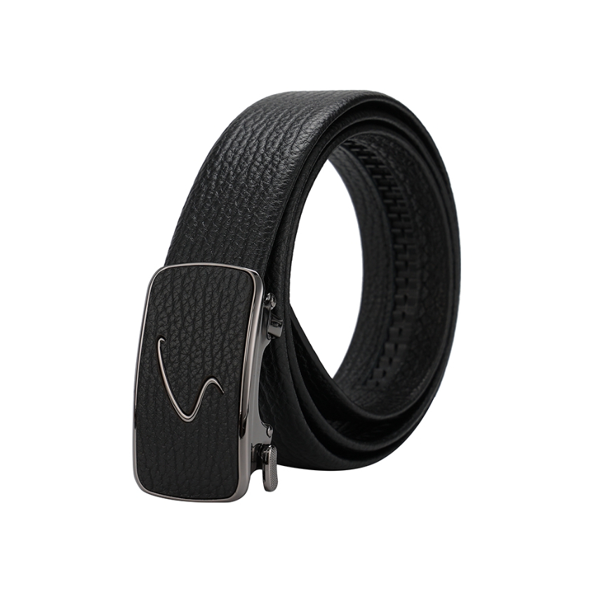 推荐商品：Satchi/沙驰 磨砂皮面自动扣牛皮腰带 AD50024-42H