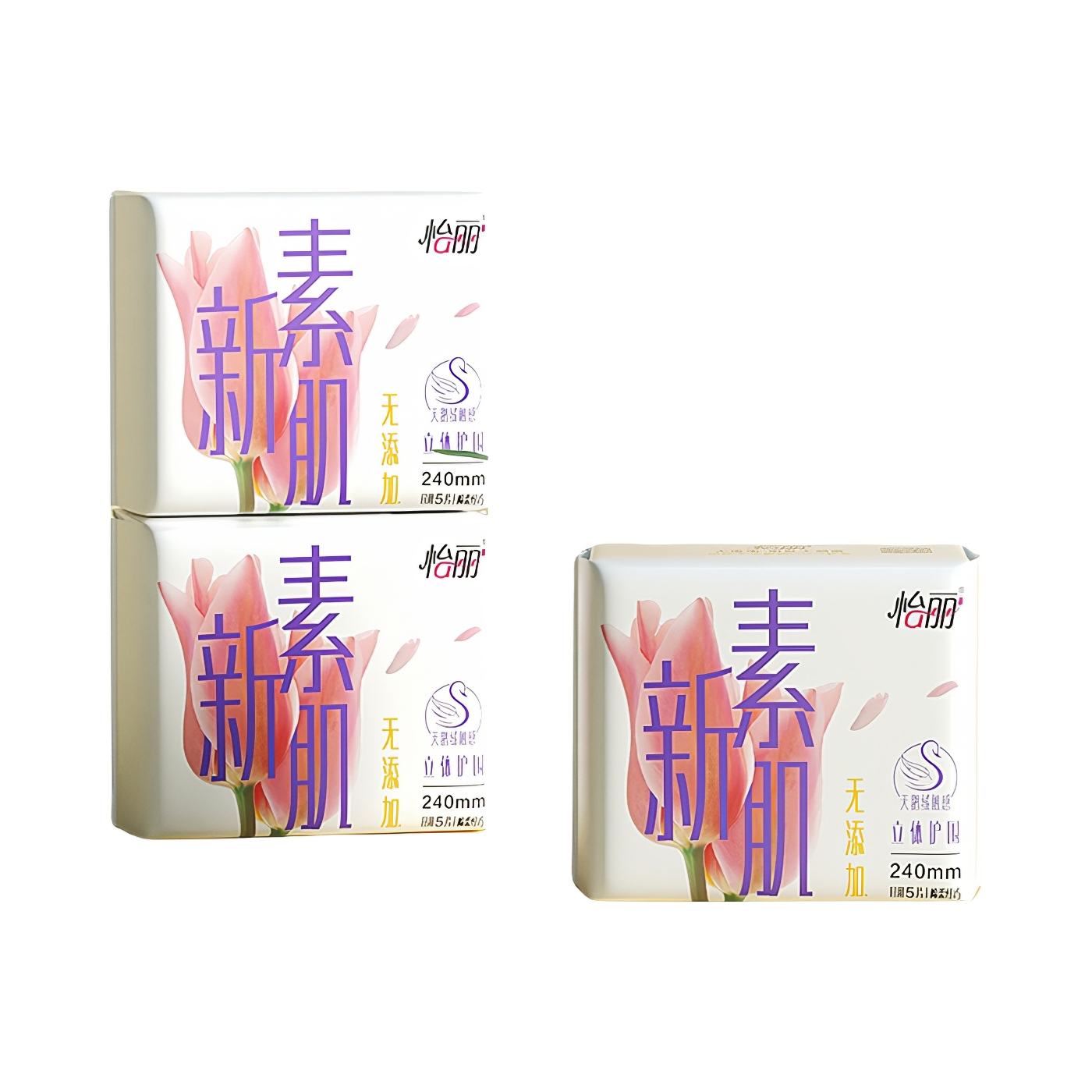 推荐商品：怡丽 新素肌立体护围卫生巾 纤巧