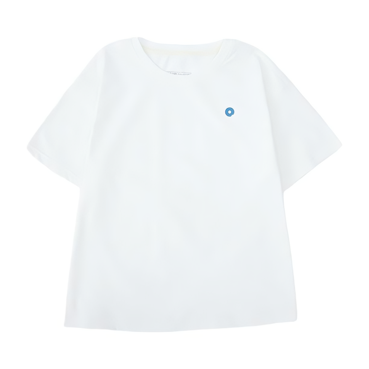 推荐商品：Q21童装  蒲公英印花速干透气排汗拼色圆领短袖T恤 中大童 QF42039 本白