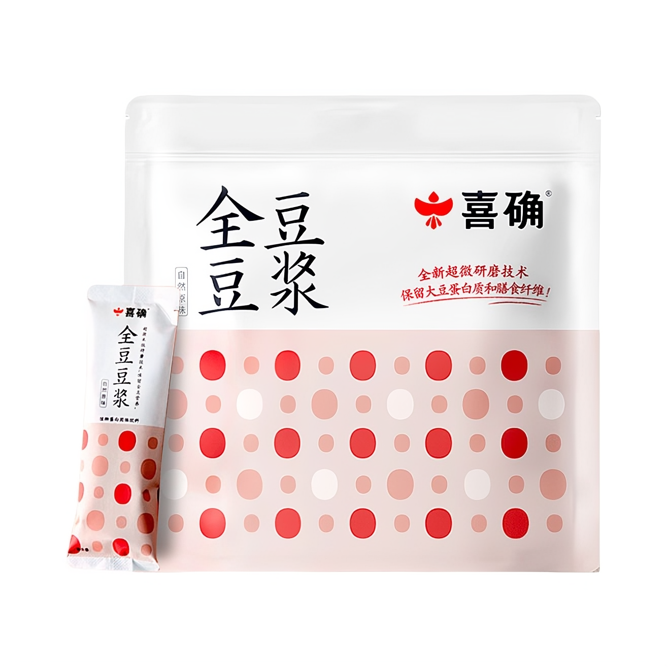 推荐商品：喜确 全豆豆浆 18g 条装 自然原味