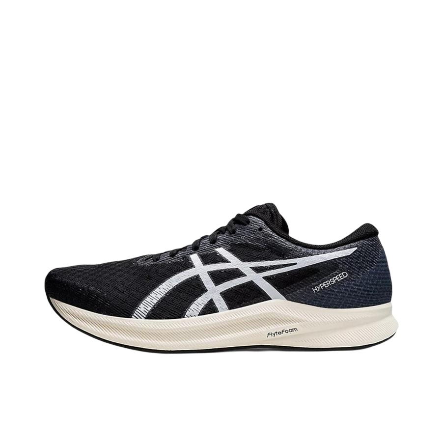 推荐商品：Asics/亚瑟士 Hyper Speed 2 跑鞋 轻便透气舒适回弹防滑耐磨短跑合成革织物百搭碳板 男款/黑色/白色