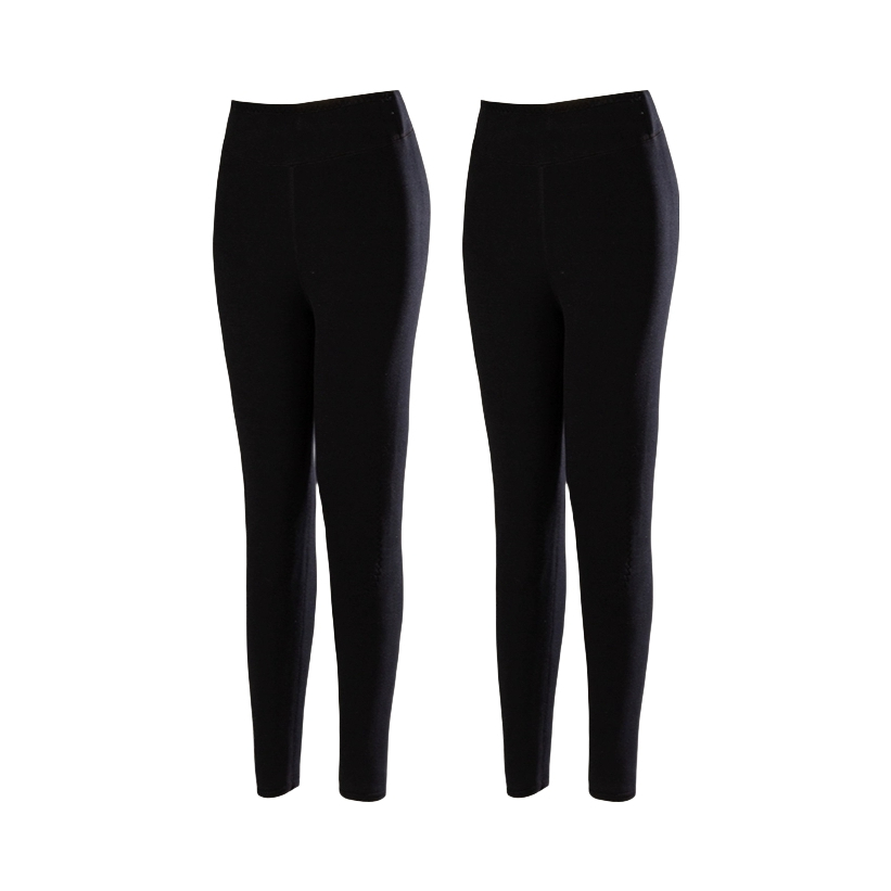 推荐商品：天蚕 防寒纯色加绒打底裤 TC-YGRN3 女士/黑/2条装