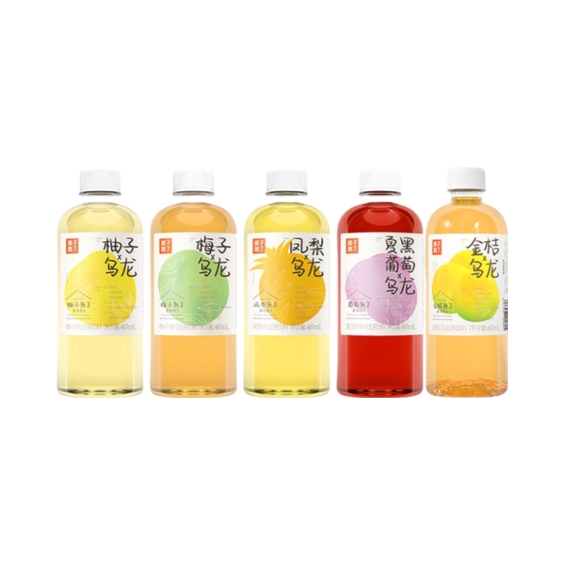 推荐商品：果子熟了 果味乌龙茶系列 茶饮料 487ml/瓶 多口味组合
