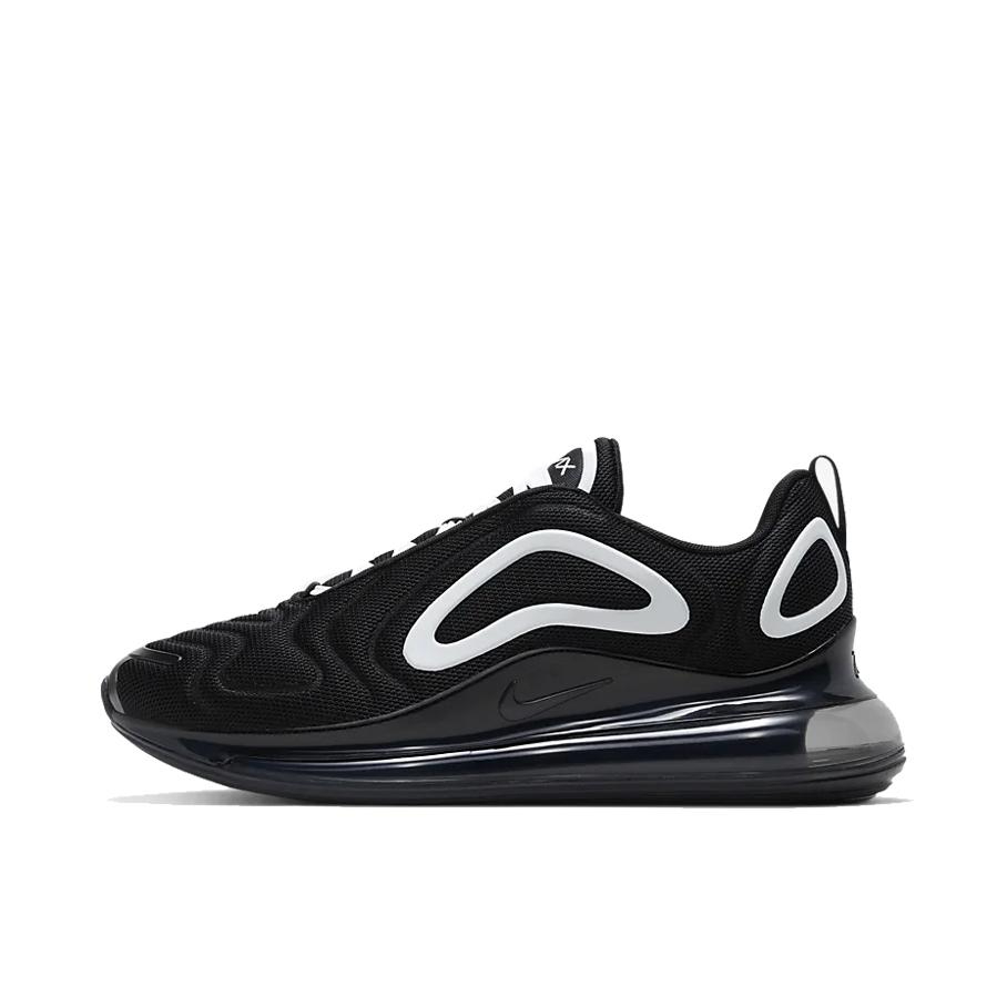 推荐商品：Nike Air Max 720 全掌气垫 缓震回弹 耐磨 舒适透气 轻便 复古 跑鞋 Black/White 煤黑白