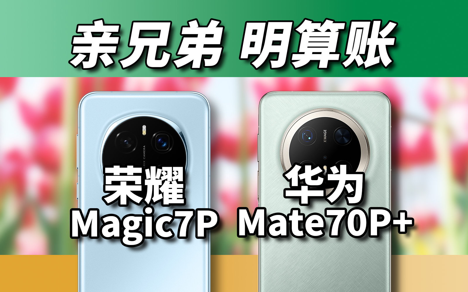 今天的荣耀与华为，Magic7 Pro对比Mate 70 Pro+