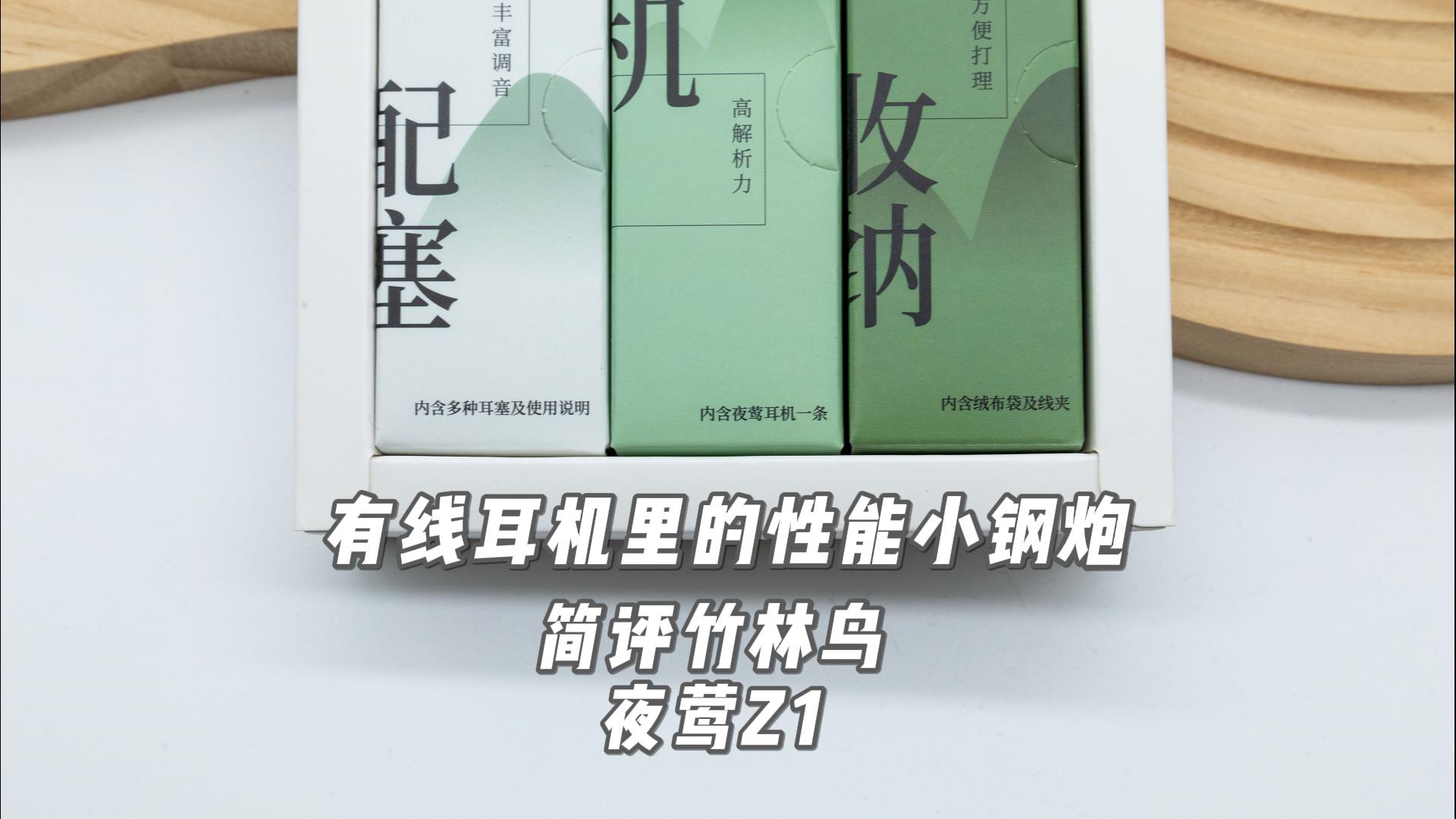  有线耳机里的性能小钢炮？简评竹林鸟夜莺Z1