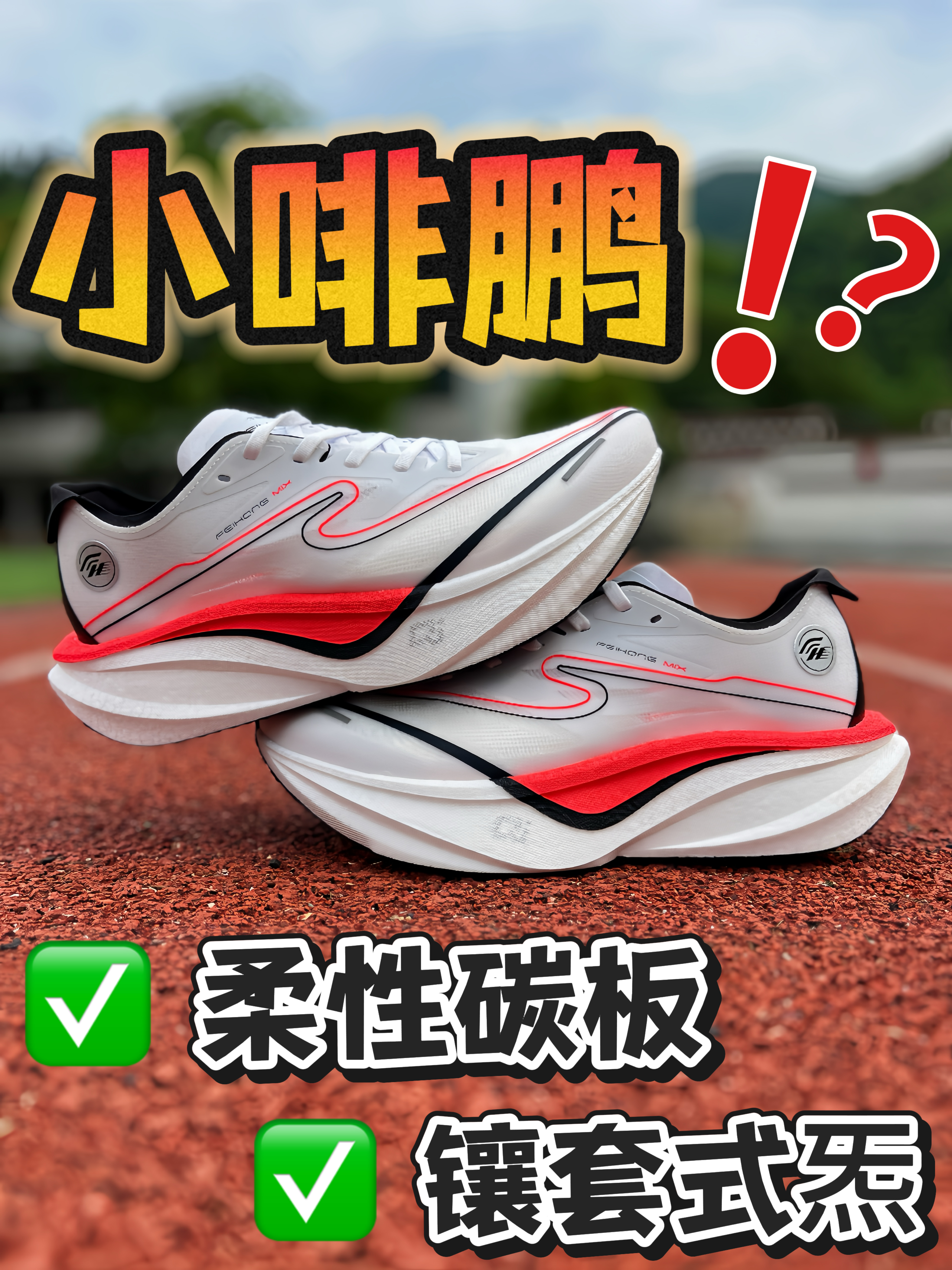 飞鸿 MIX 实测：柔性碳板跑鞋，入门跑者真的能驾驭吗⁉️