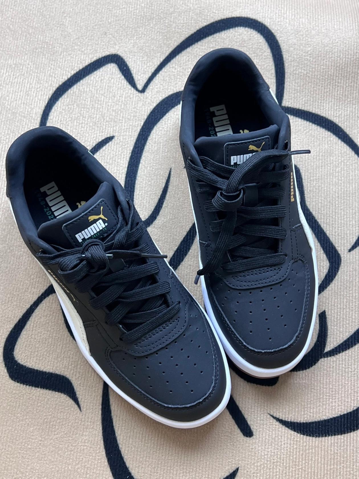 PUMA黑米白复古板鞋 日常百搭款