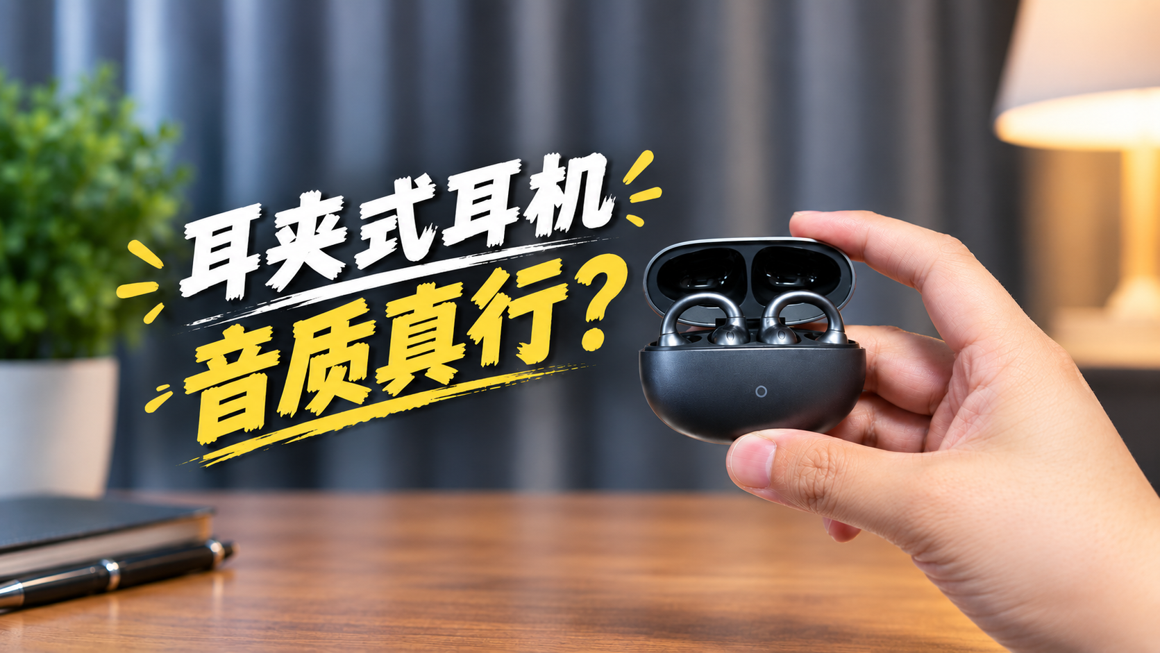 不是大牌滤镜！是音质真行？漫步者LolliClip SE耳夹式运动耳机