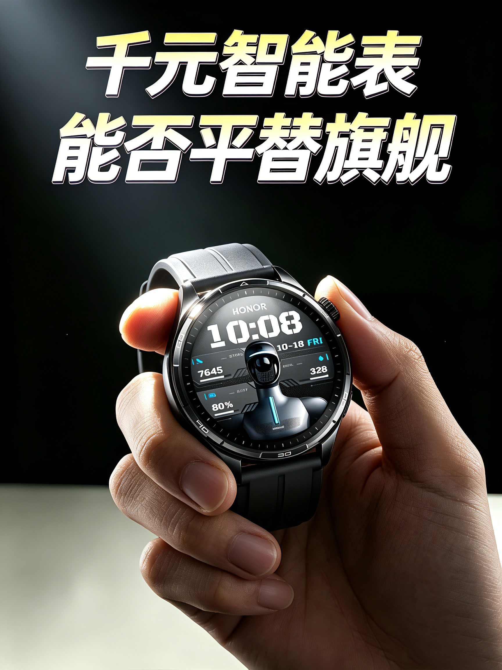 荣耀手表6 Plus千元智能表！能否平替旗舰