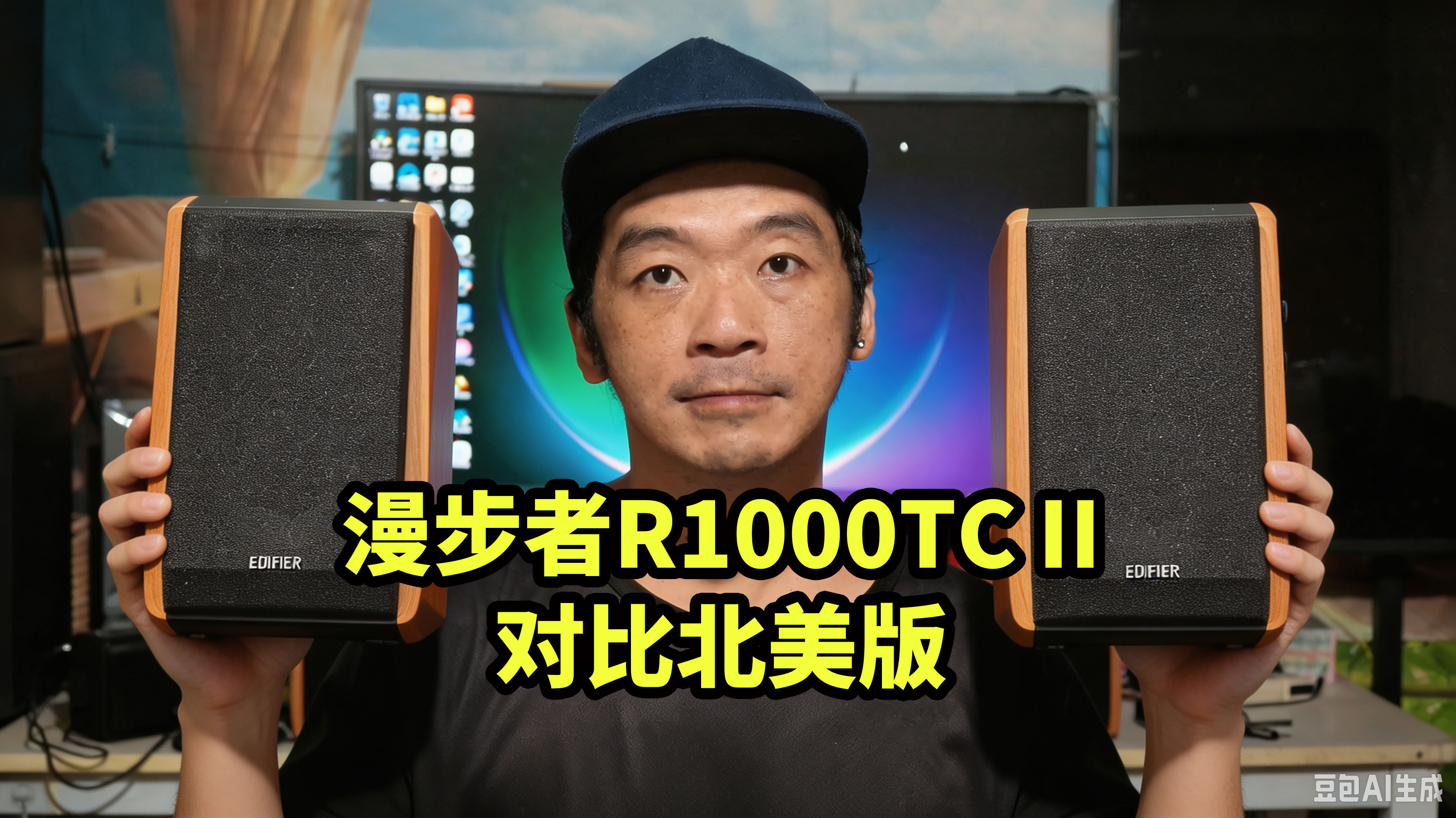音箱听个响？偏要让你听细节！漫步者R1000TCⅡ对比北美版