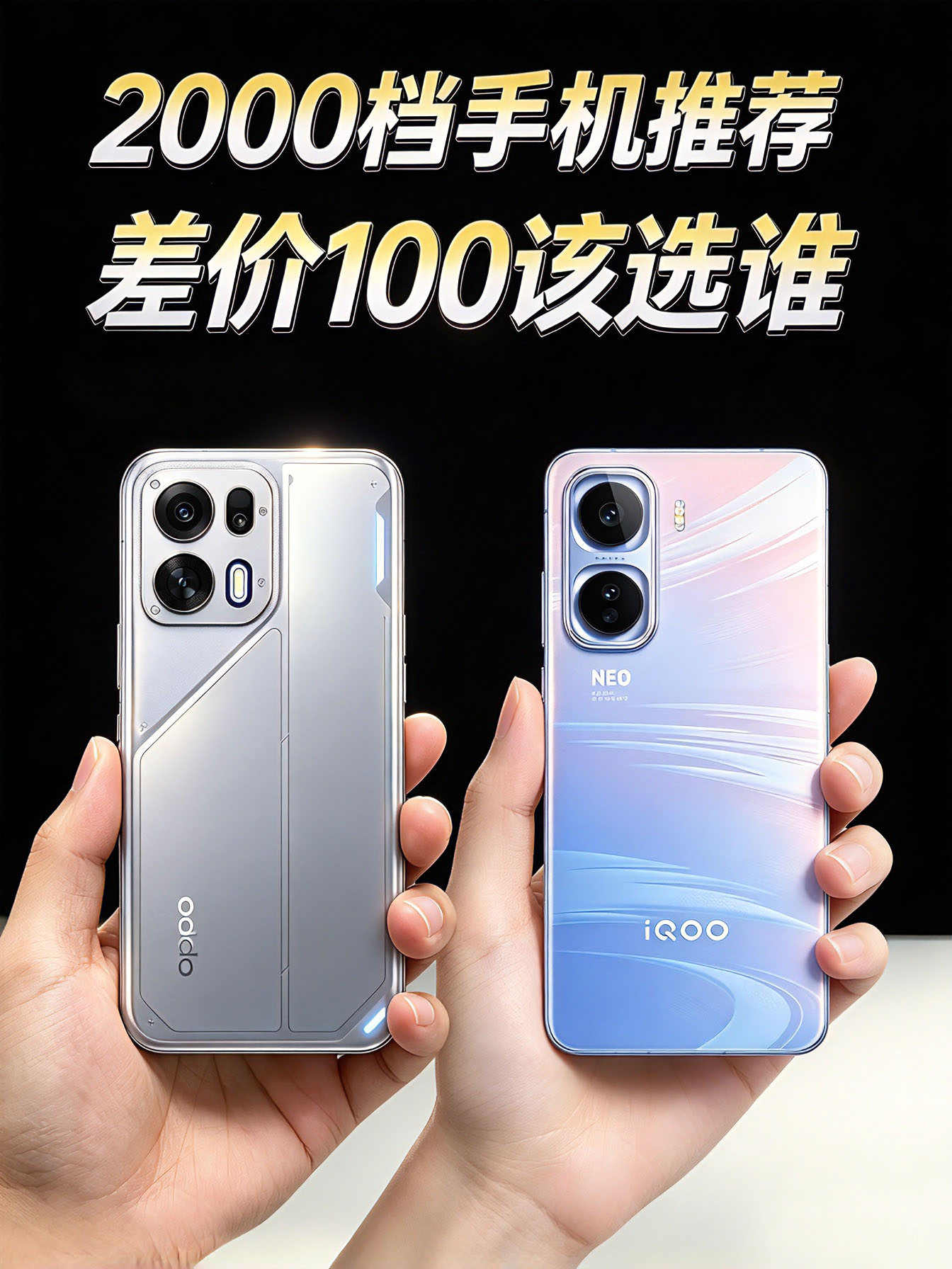 【OPPO K15 Pro+对比iQOO Neo11】差价100该选谁？