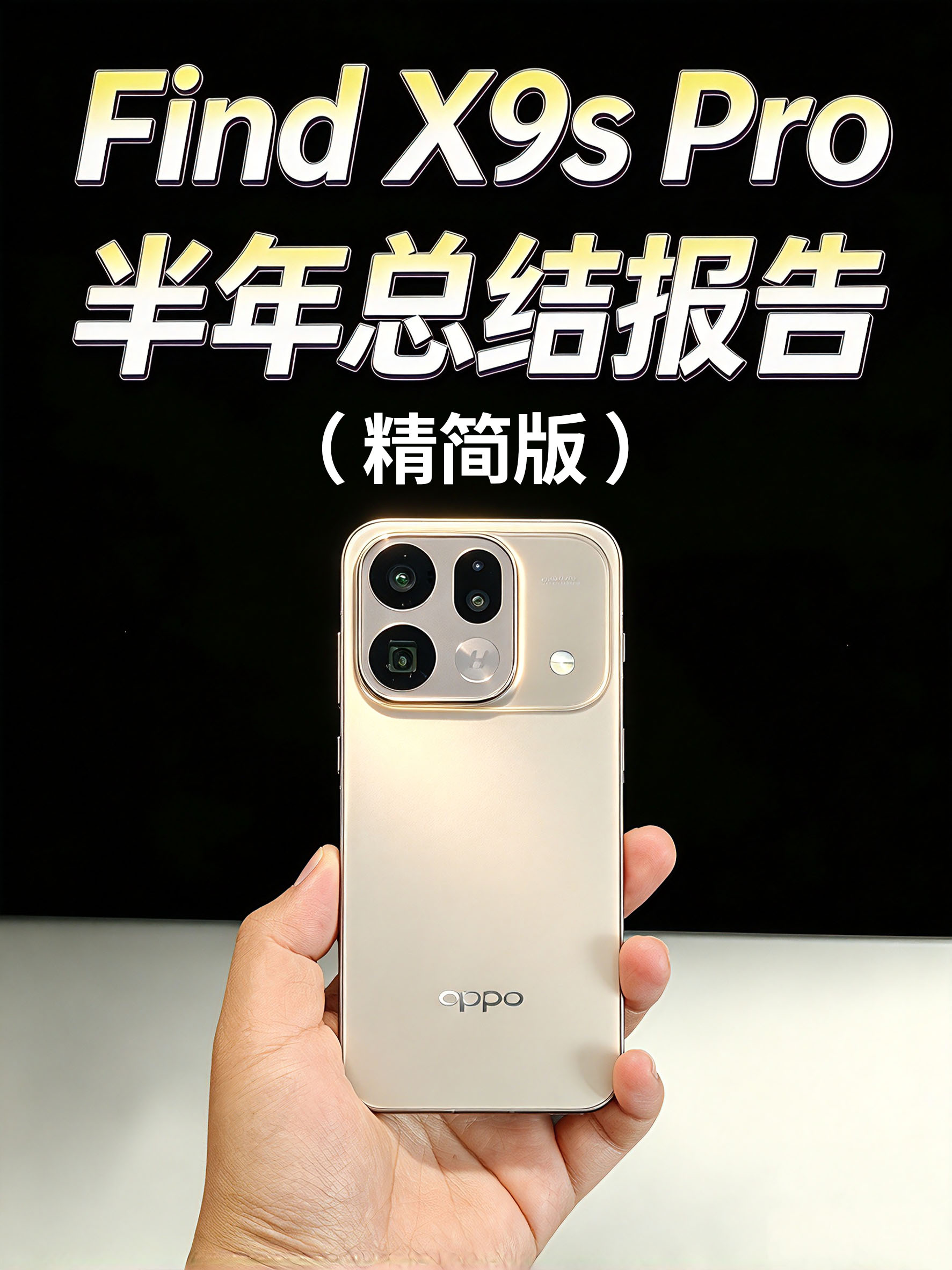 Find X9s Pro 半年总结报告（精简版）