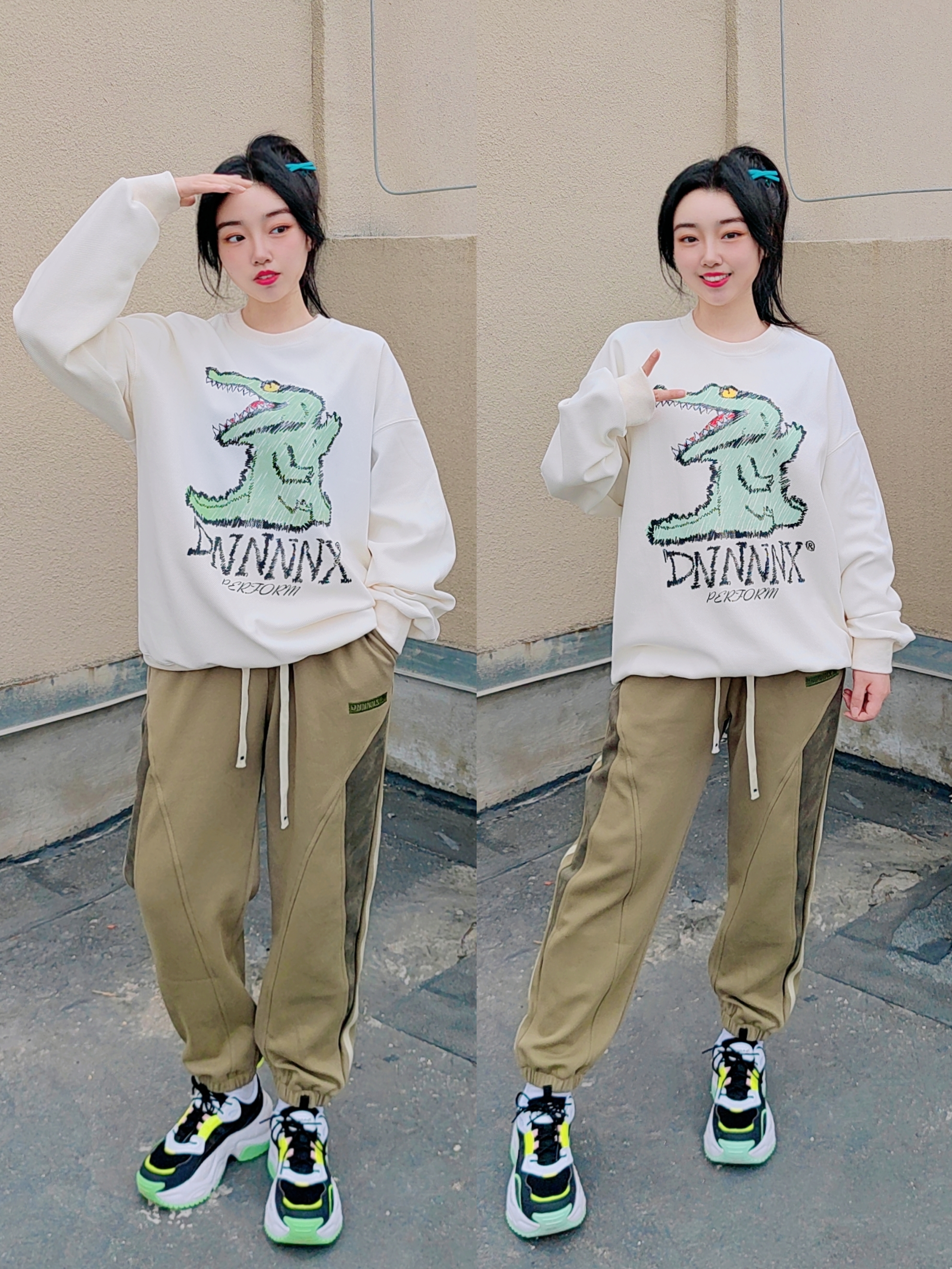 OOTD丨女大学生的卫衣卫裤穿搭~