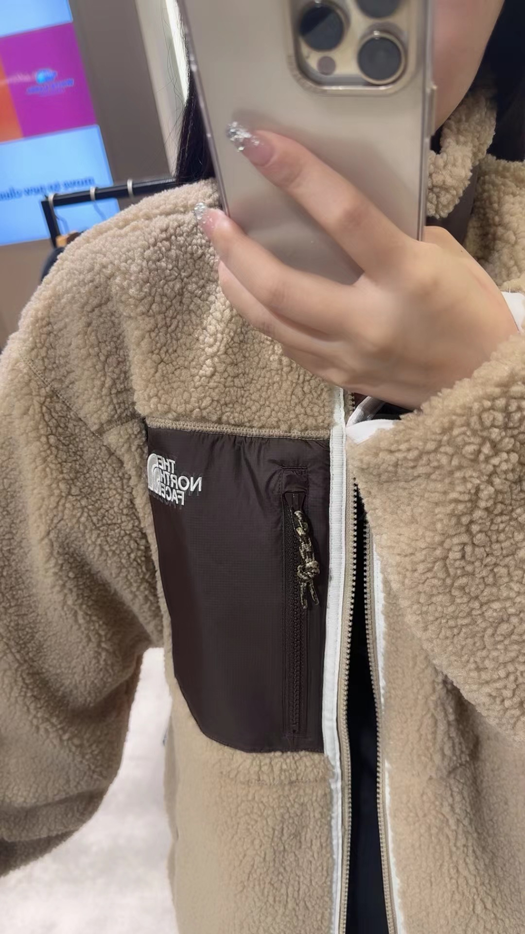 北面摇粒绒 外套
