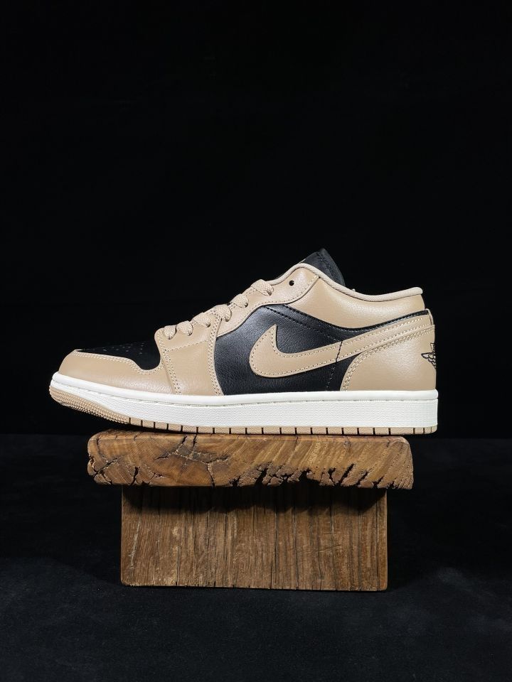 AJ1Low低帮棕黑色