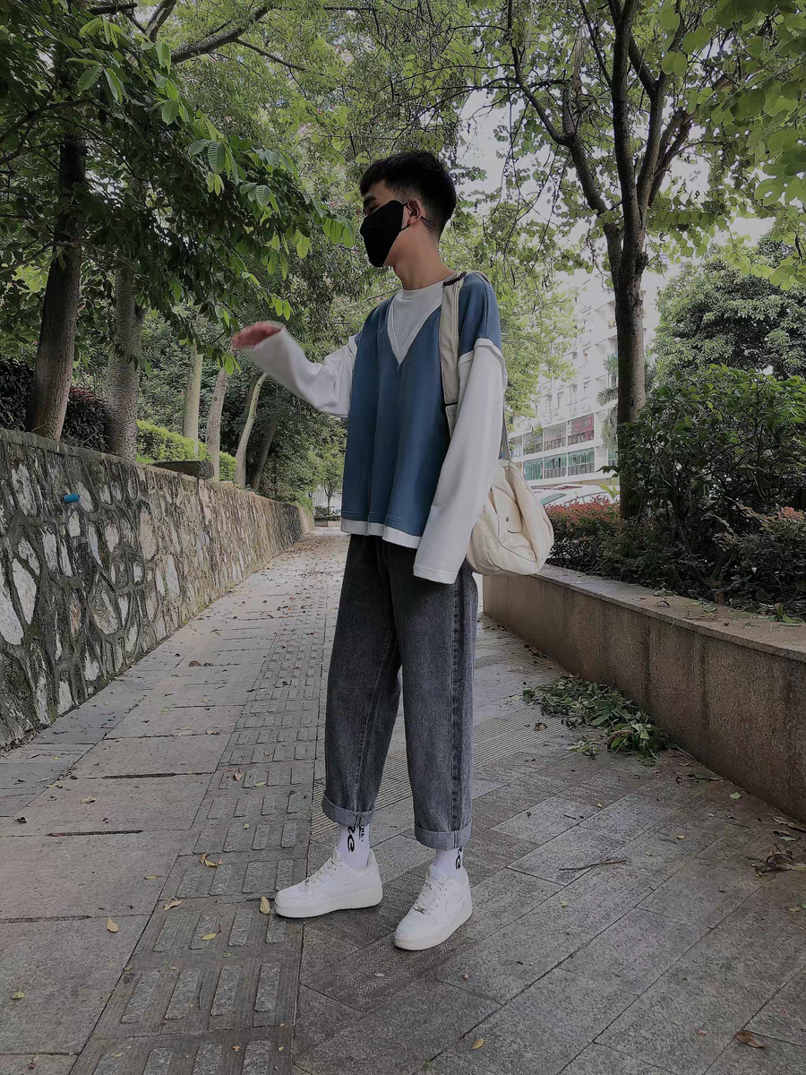 💥炸街必备！高街超酷直筒牛仔裤👖，轻松穿出大长腿！