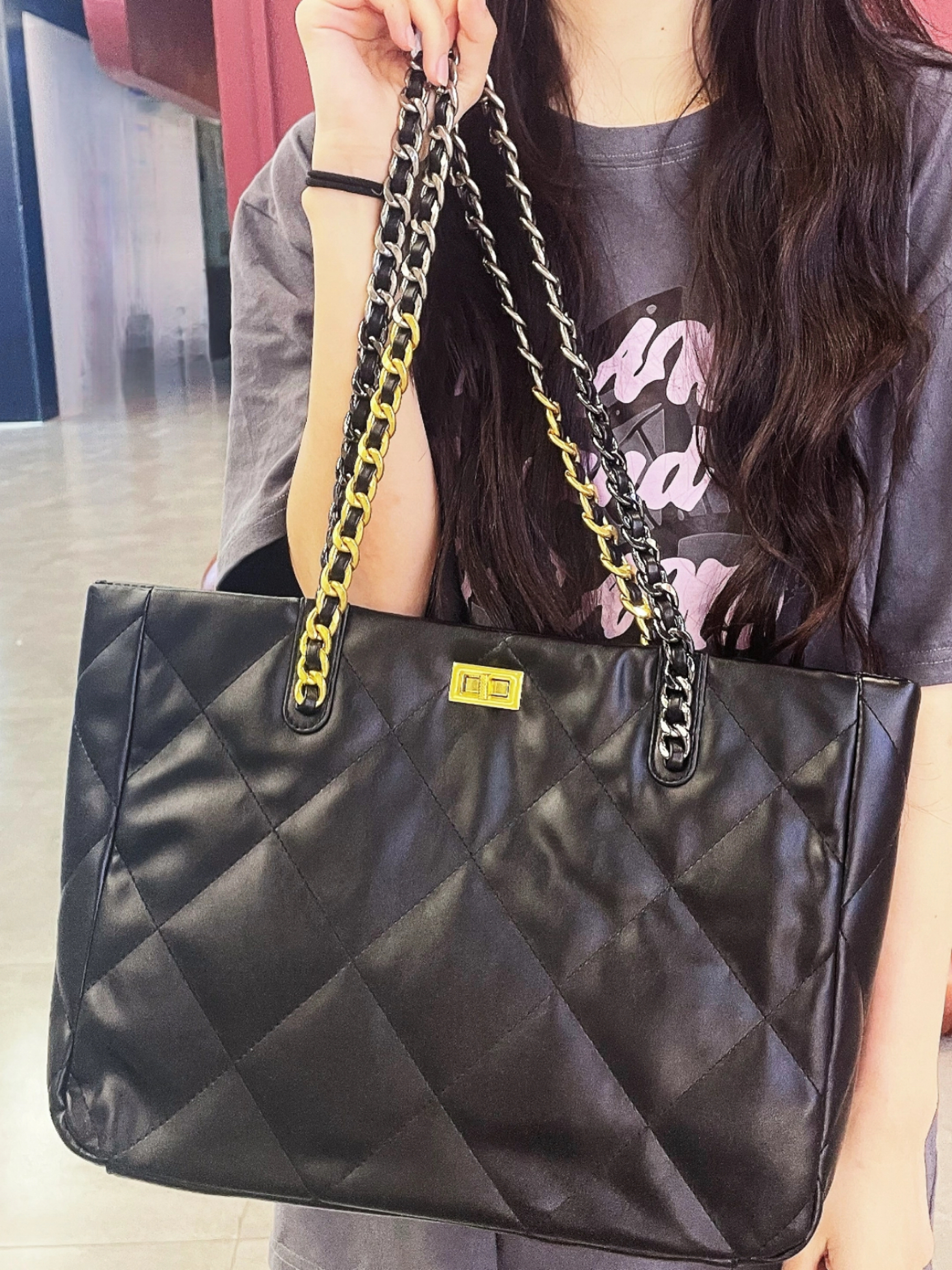 又A又飒||这才是我的本命黑色大包包👜
