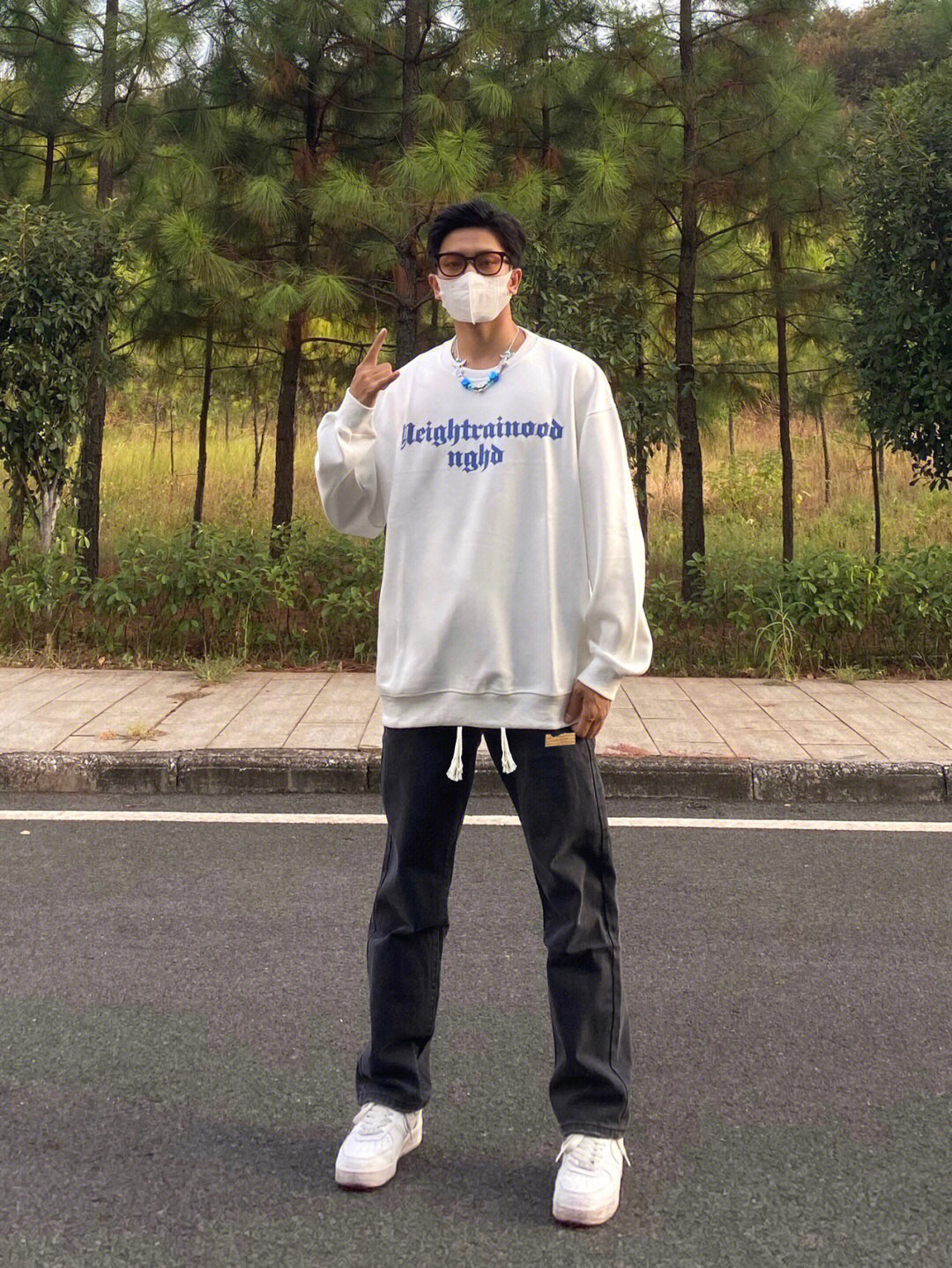 属于秋冬的不贴腿牛仔裤👖