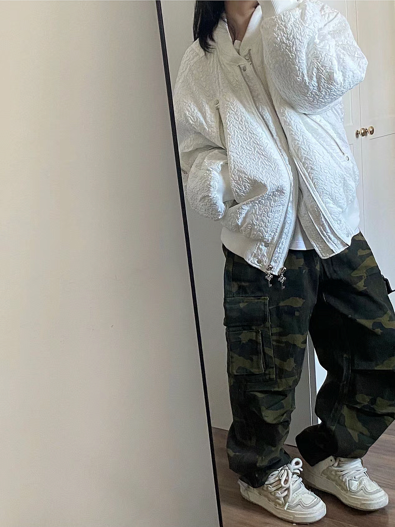 做咩啊！🌪️overszie夹克这样穿！别整太帅