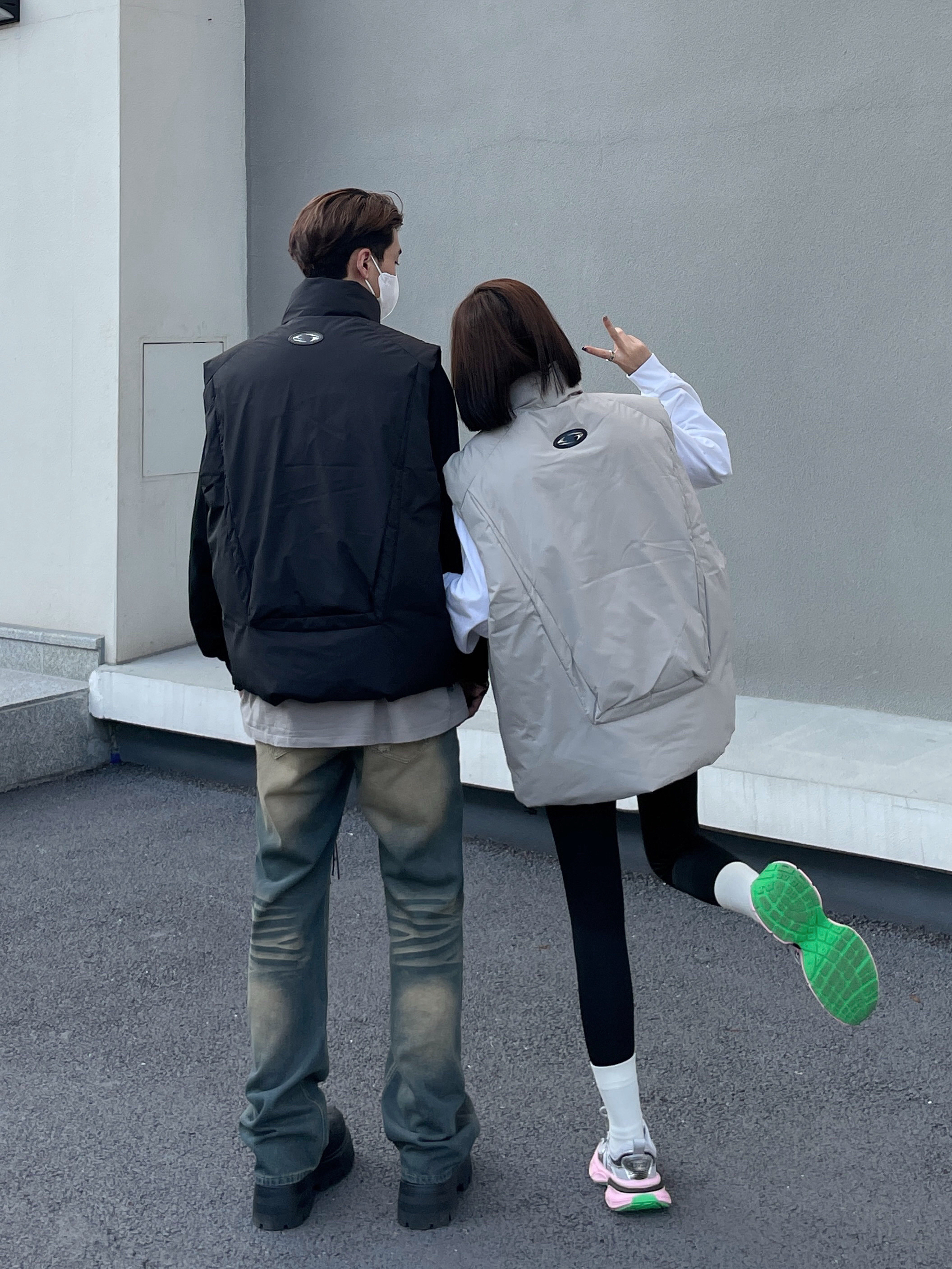 情侣穿搭|秋冬必备单品棉马甲太简约高级啦🧷