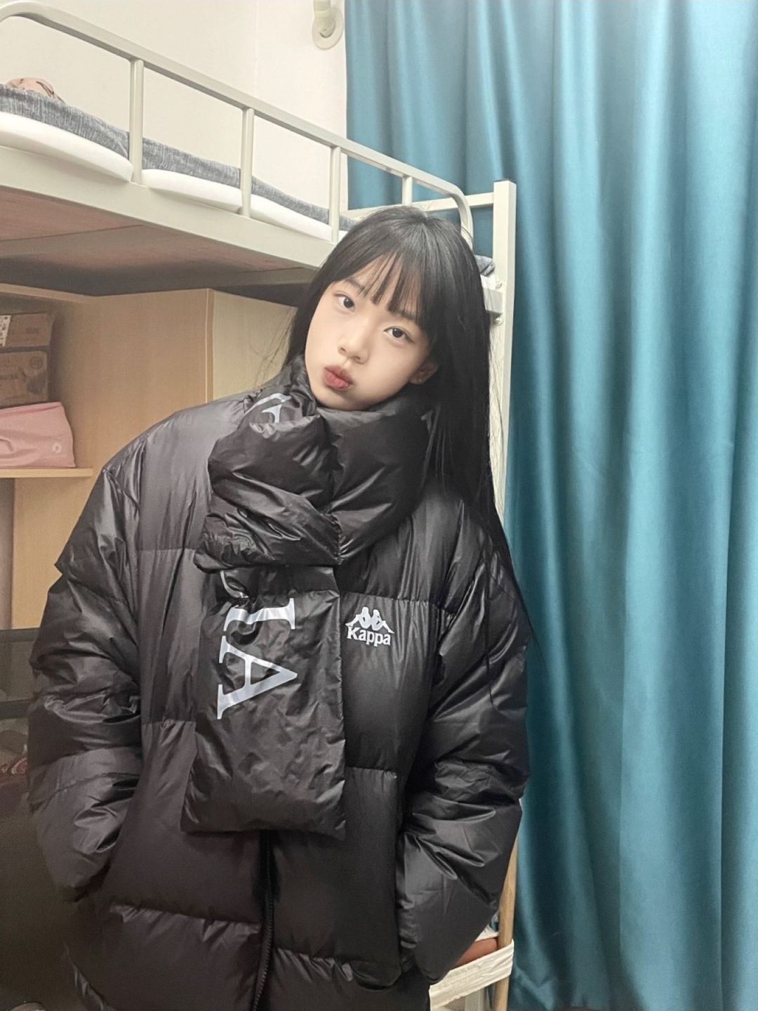 好适合冬天的蓬松羽绒服