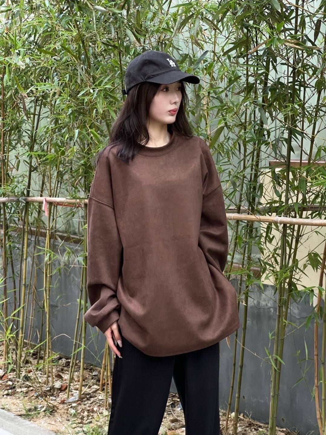 美拉德风长袖卫衣