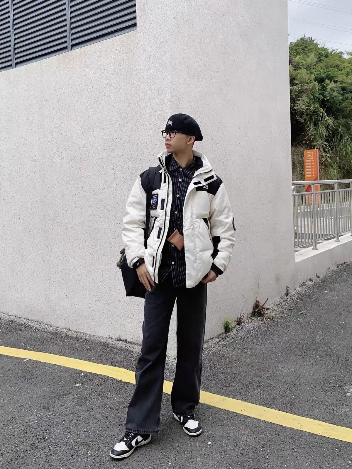 🌟炫酷美式高街风！👖 潮牌直筒阔腿长裤，宽松又遮肉！🍂