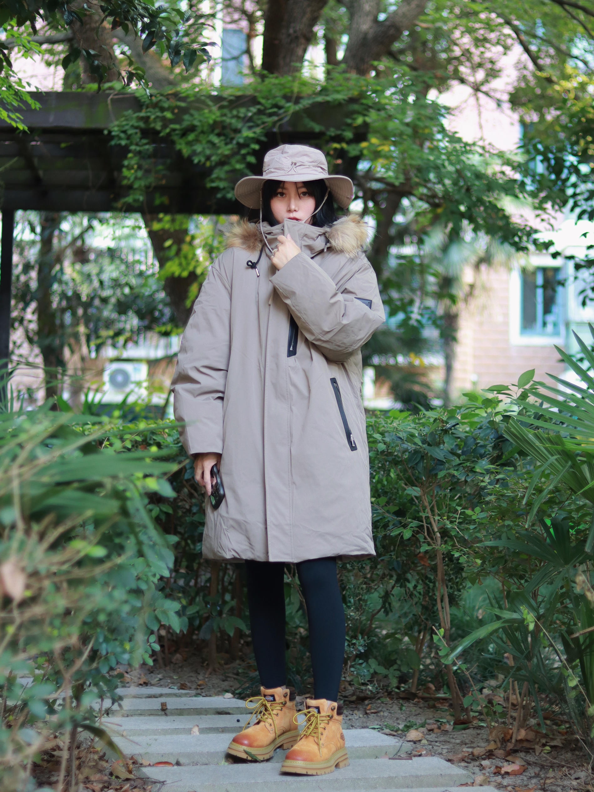 羽绒服也能穿出户外工装风