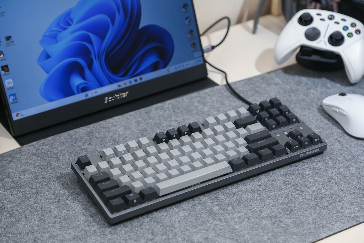 键盘侠，颜值控，你需要它！杜伽K320 V2星光版机械键盘测评