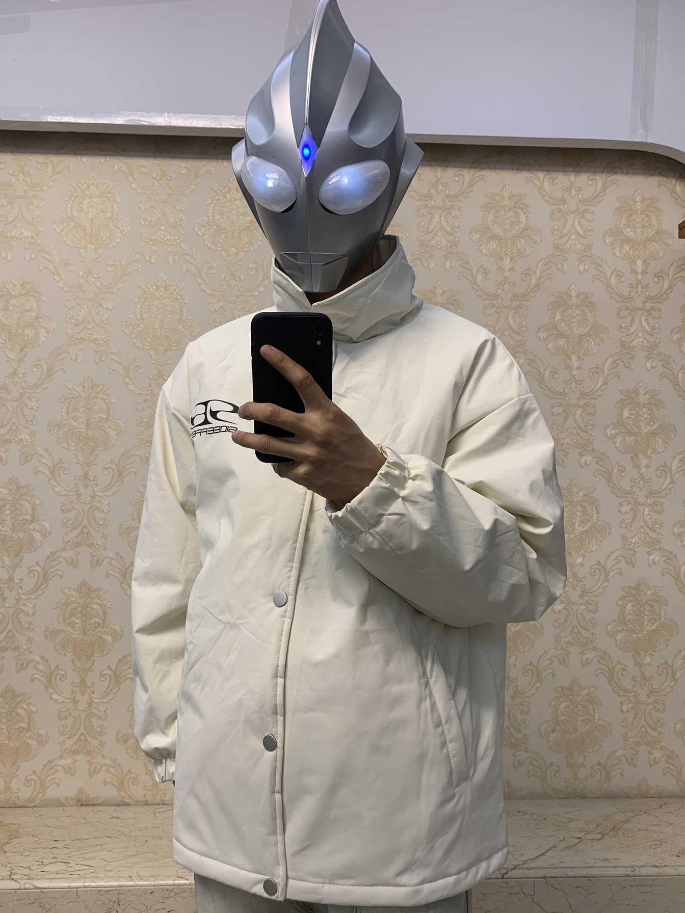 这羽绒服帅