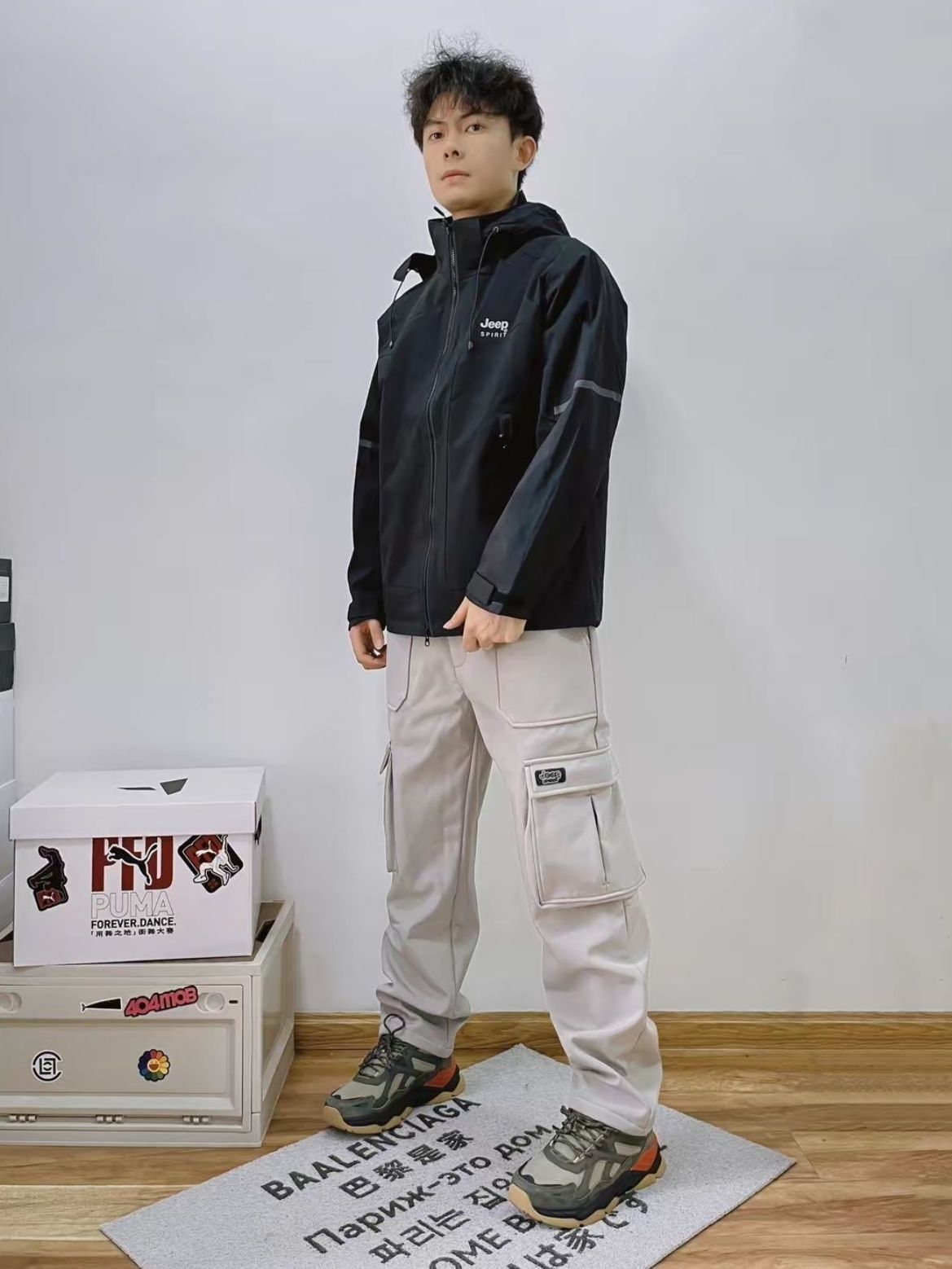 喜欢这种休闲紧身款的衣服