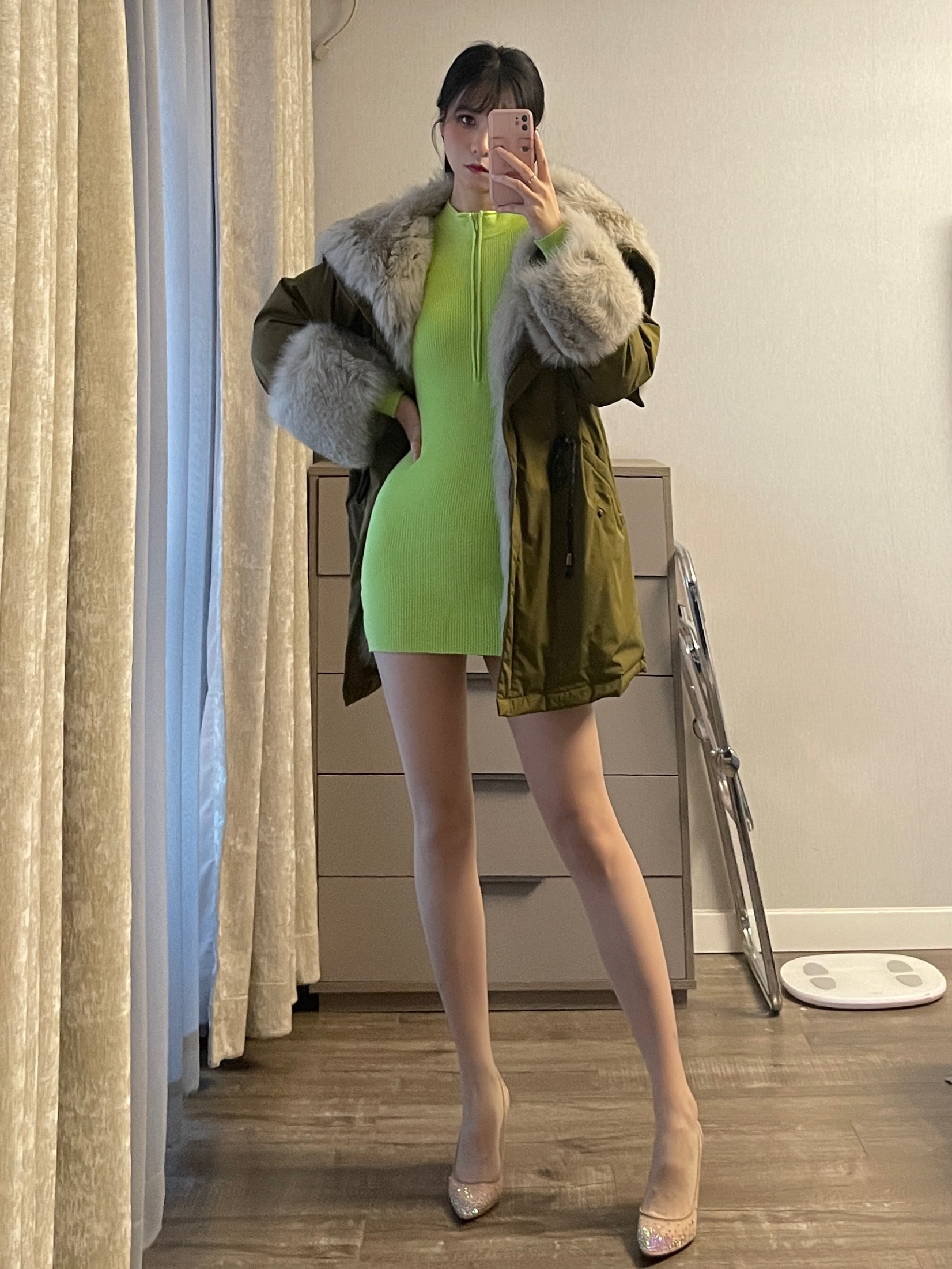 派克皮草穿搭