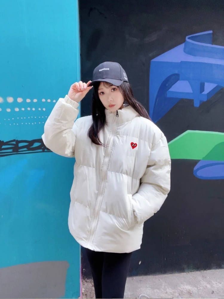 不臃肿的棉服真的很爱!!