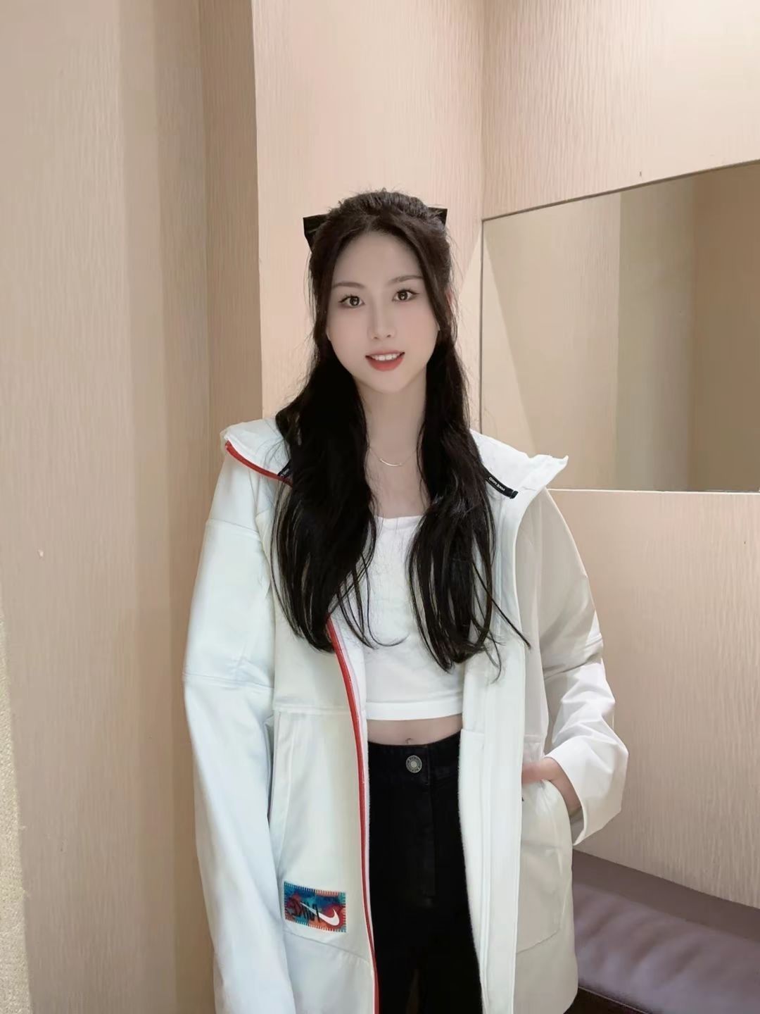 温柔运动外套找到了