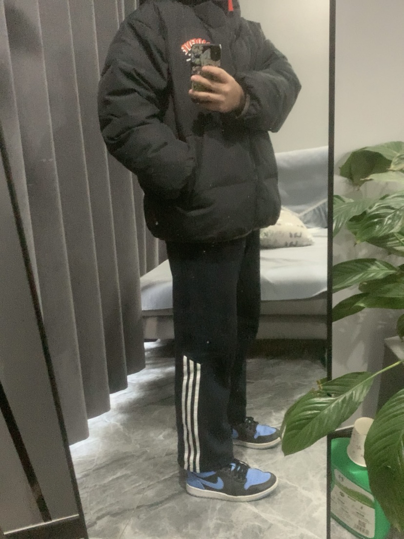 Ootd |李宁短款羽绒服清爽少年感