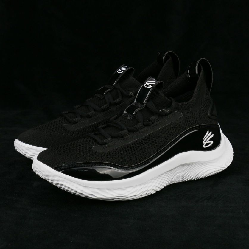 UA Curry8库里黑白色