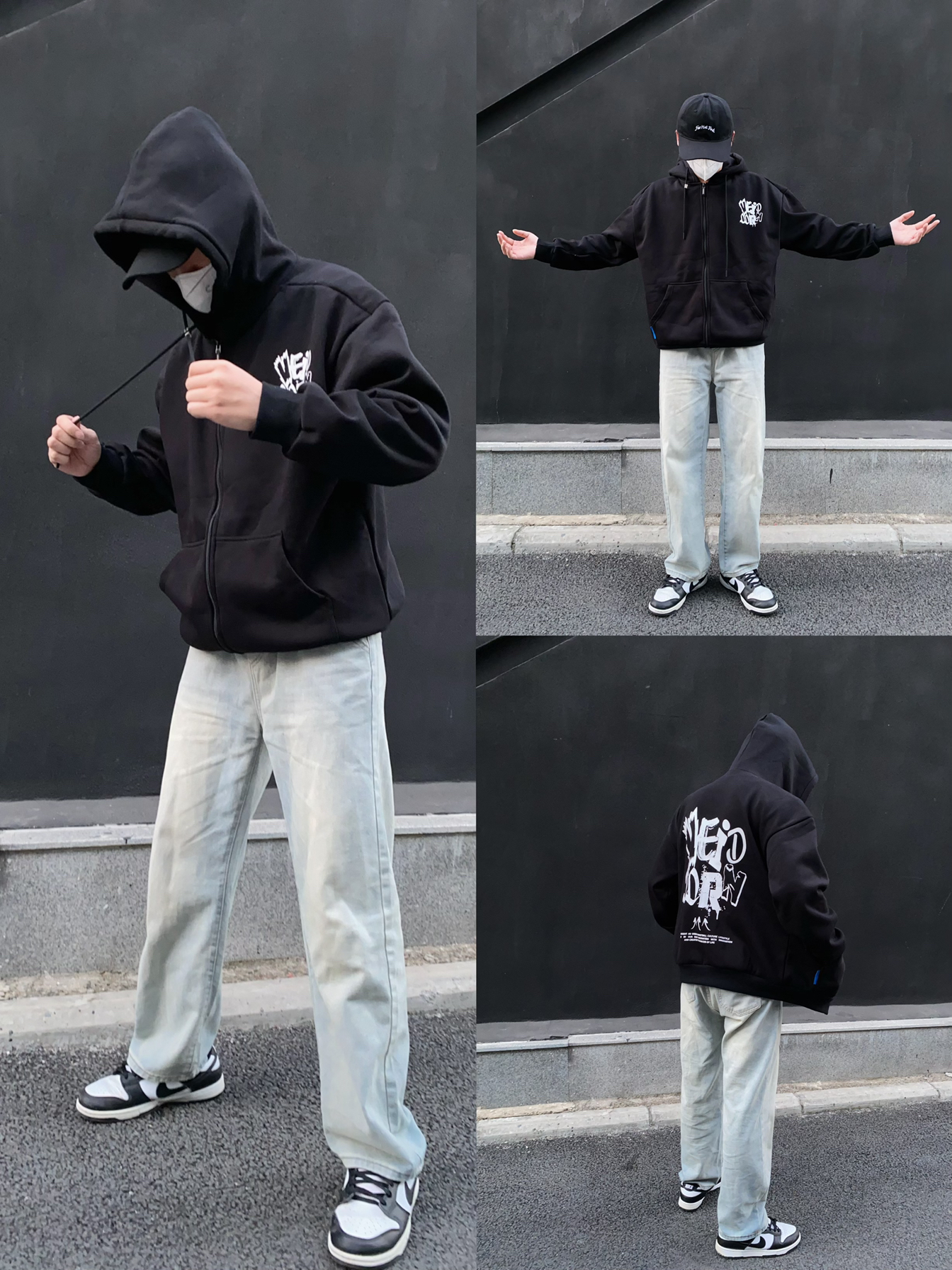 OOTD | 黑色卫衣hin帅 |