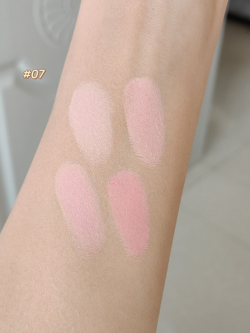 韩系嫩门!!冰激凌腮红全试色~