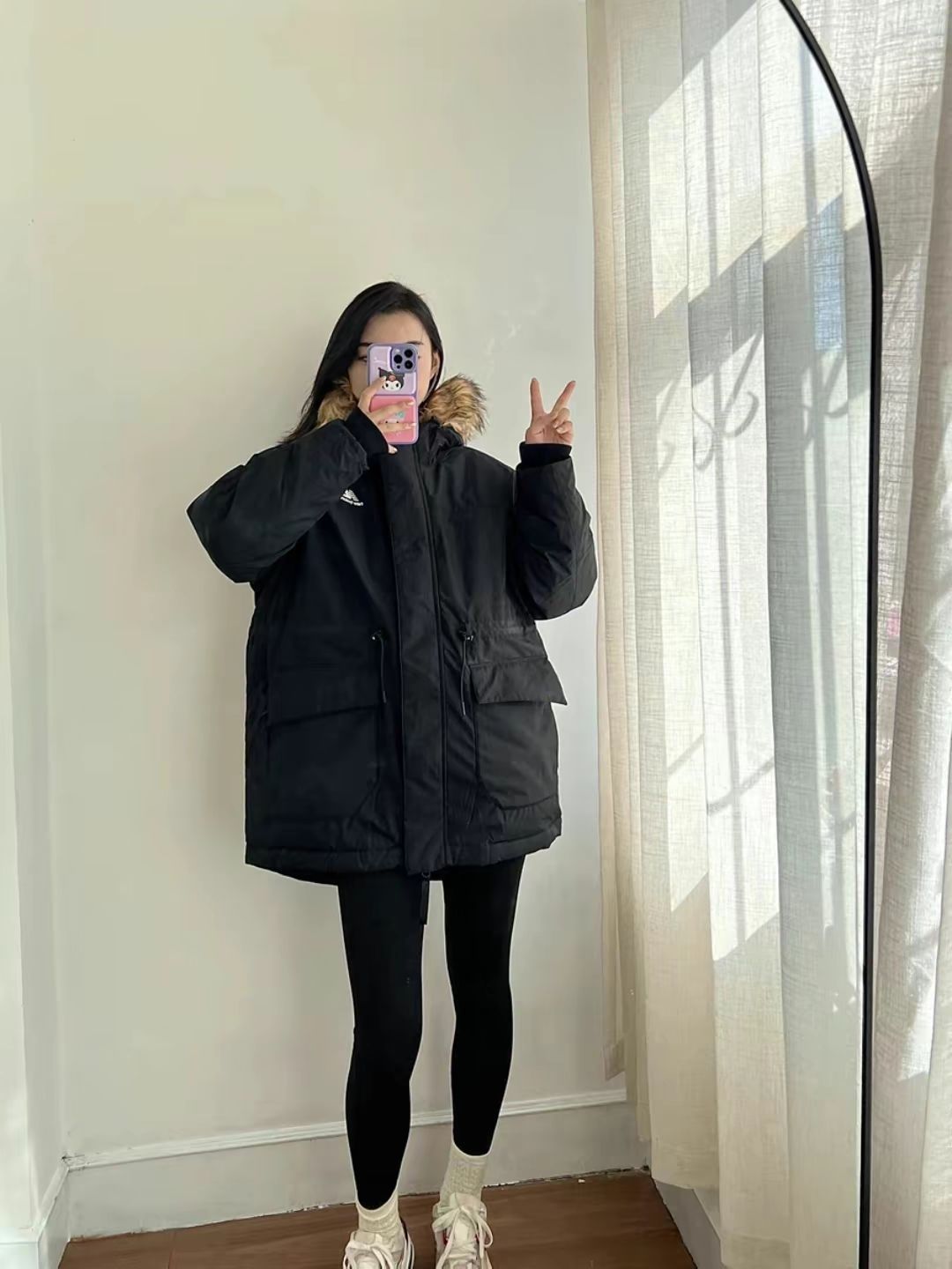 💫超暖和的New Balance鸭绒短款连帽羽绒服🌟