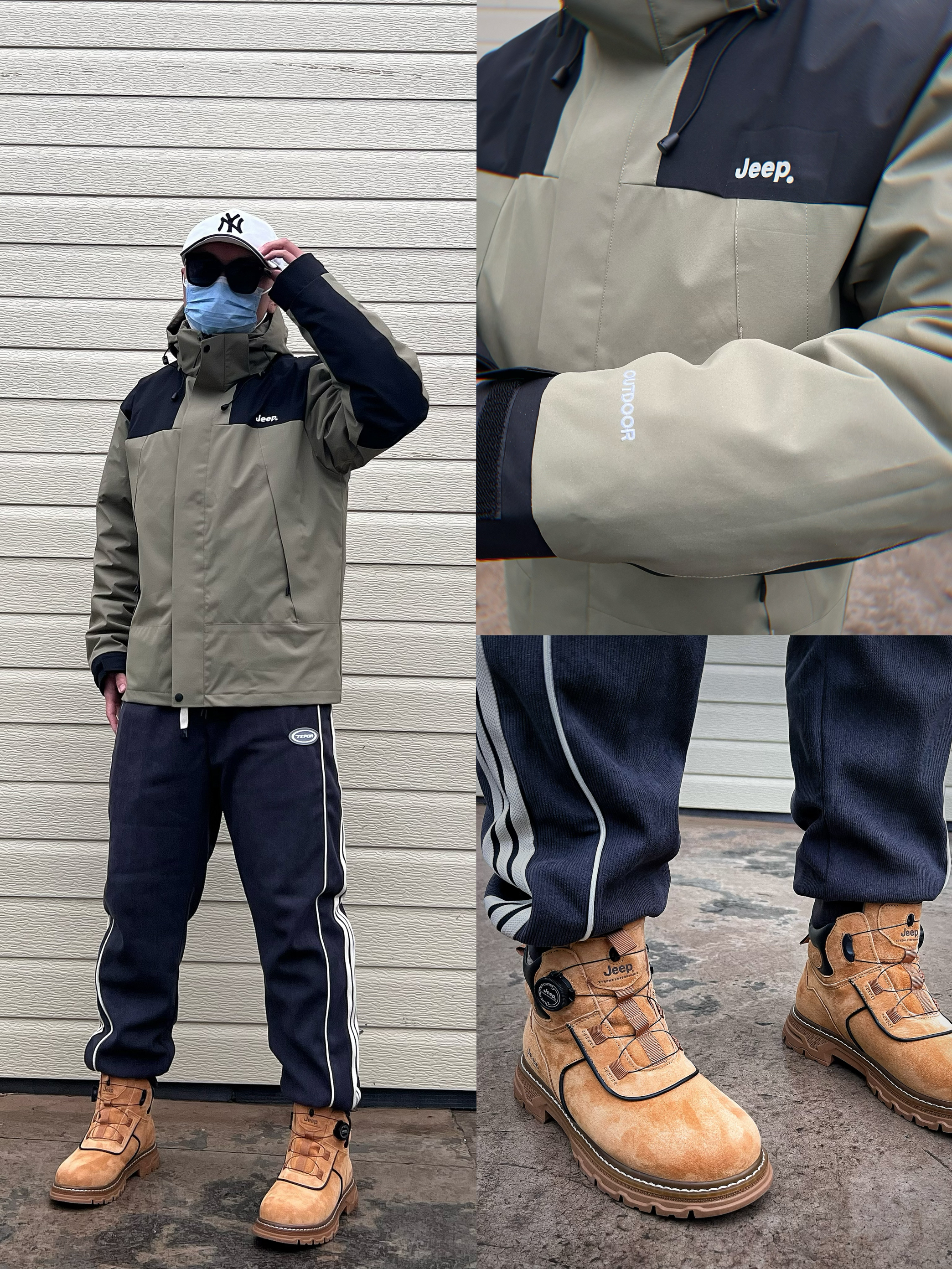 OOTD丨户外机能冲锋衣分享，日常穿搭🧤👔