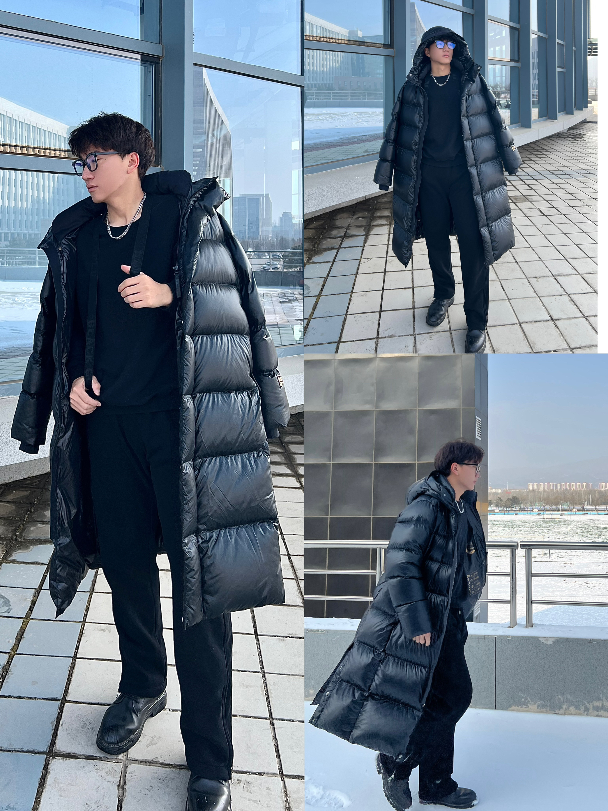 OOTD｜潮酷😎还保暖的长款羽绒服谁能不爱？！