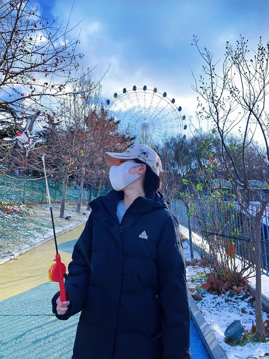 ❄️超暖和！Peak 保暖防风加厚中长款连帽羽绒服🎿