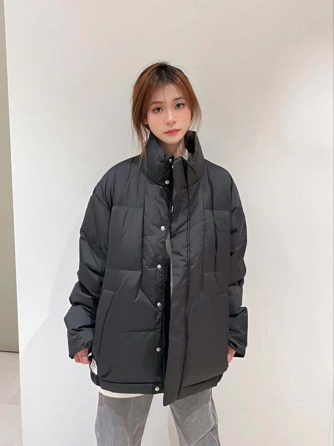 🔥小熊加厚三防云朵立领宽松厚款羽绒服，真的太爱啦！